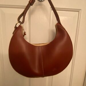Portland Leather “Nora” shoulder bag in Madrone color. NWOT